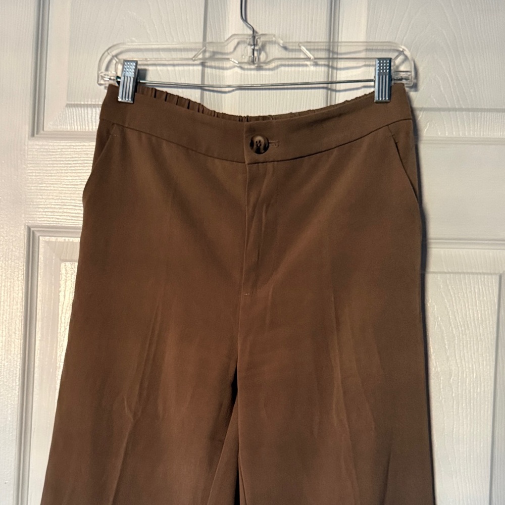 Brown Trousers - petite size 4p